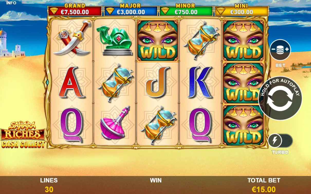 Sahara Riches Cash Collect Slot